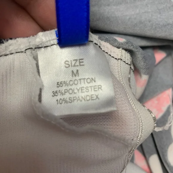 NWT Buzz Swim Dress sz M Black & Pink Floral Swim Dress - Picture 9 of 9